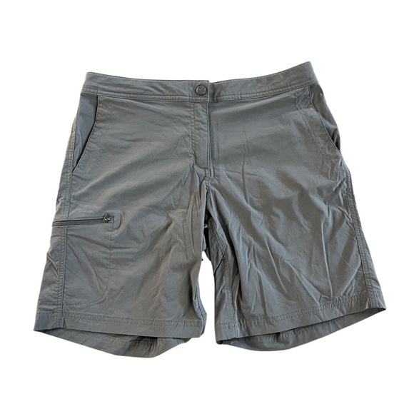 L.L.Bean Comfort Trail Shorts Women’s Size 10 Brown Nylon Stretch Hiking Outdoor - Picture 2 of 12